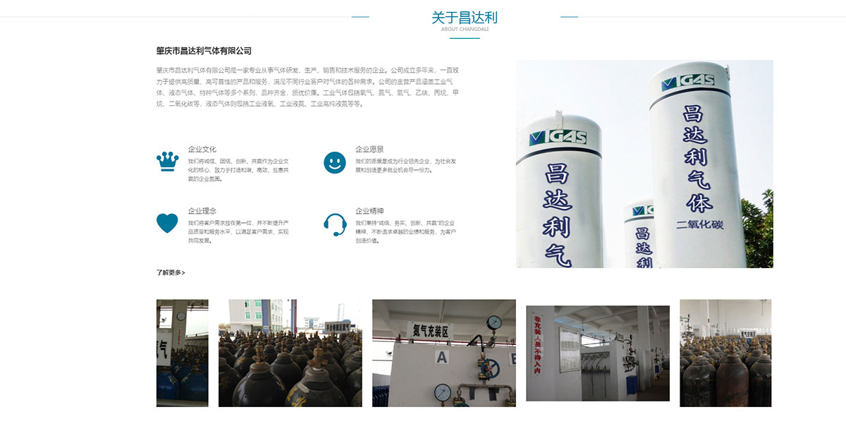 东莞讯友网络昌达利气体网站建设案例6